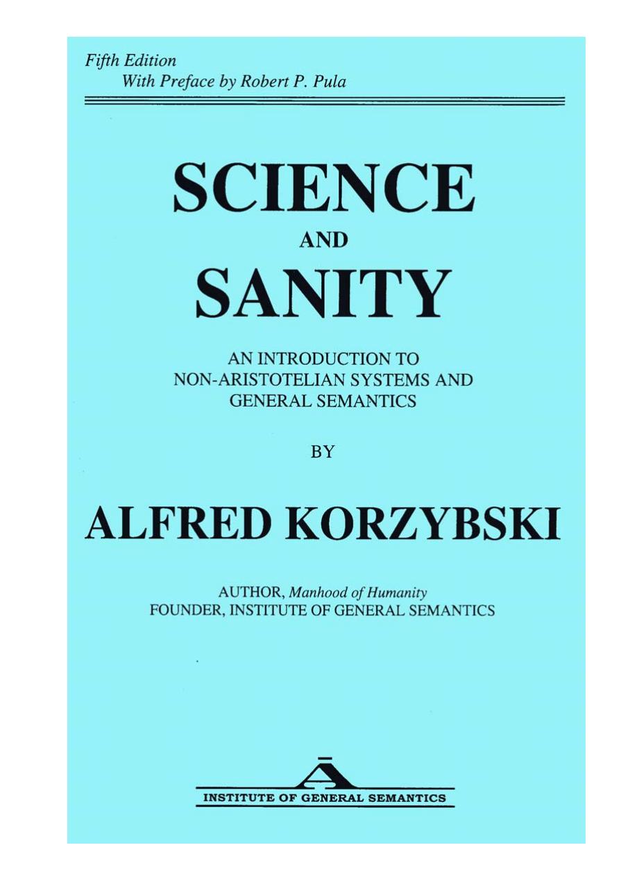 Science and Sanity