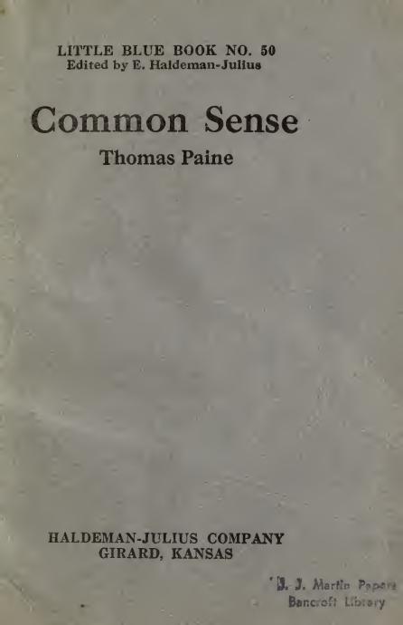 Common sense