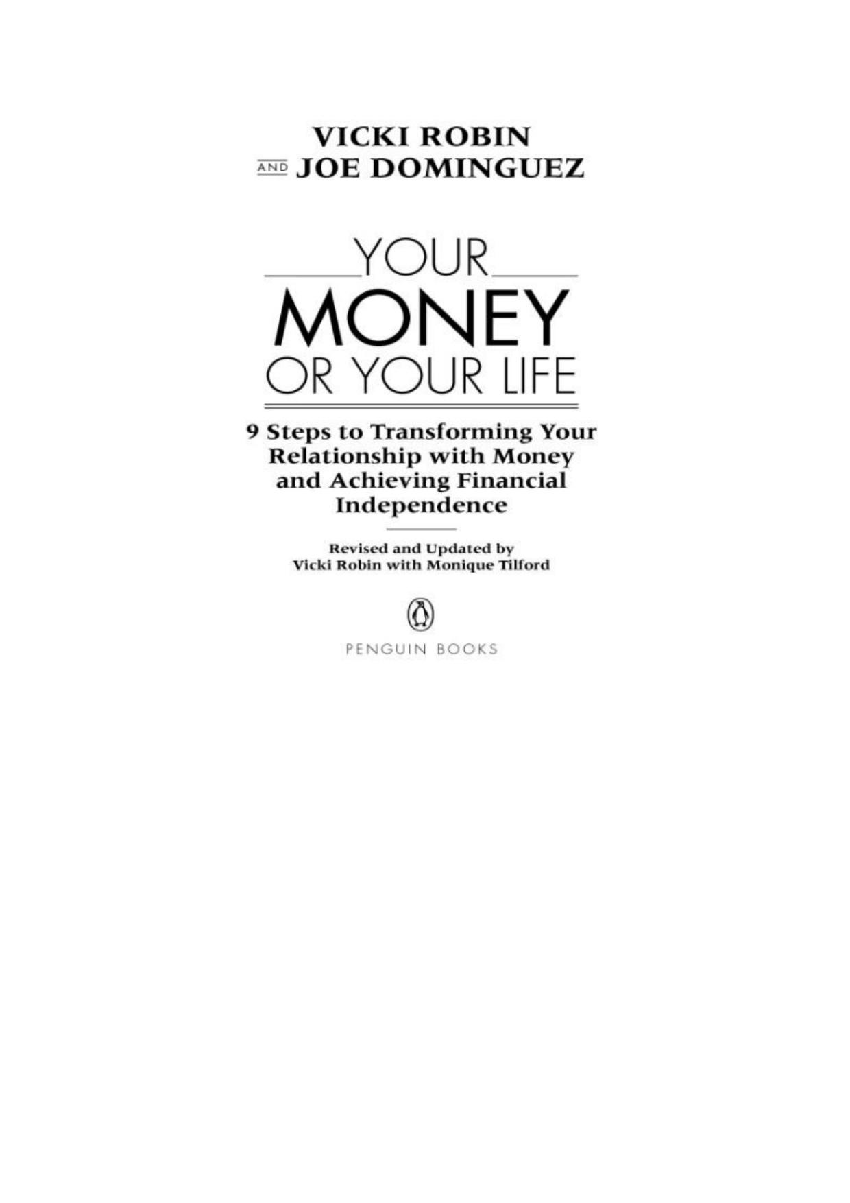 Your Money or Your Life